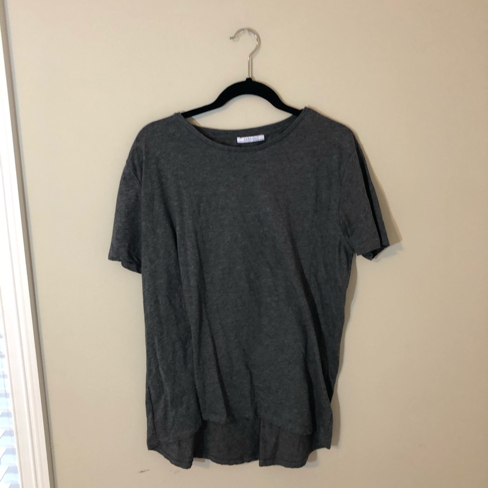 Zara Charcoal Grey Tee